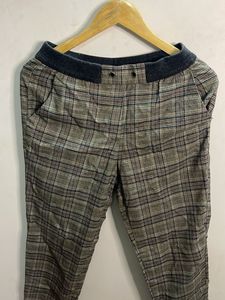 Plaid Cropped Pants