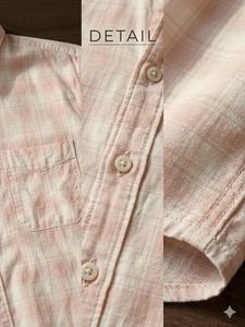 Cute Plaid Button-Up Shirt