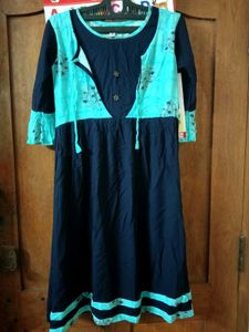 Beautiful Navy & Teal Kurta