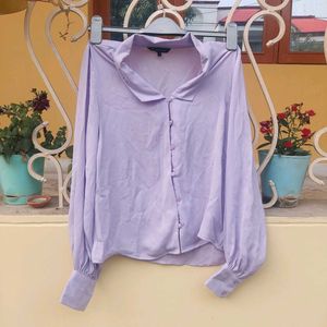 Lilac Color Elegant Shirt