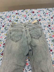 Light Wash blue Wide Leg Jeans denim baggy