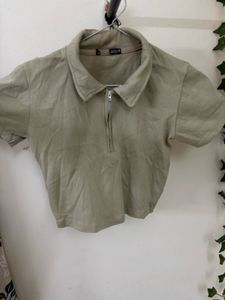 Pack of 4 crop top - collared