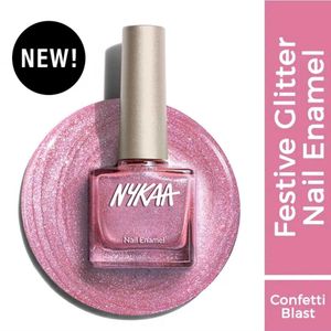 Combo Nykaa Festive Glitter Nail Enamel