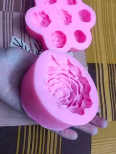 Pink Flower Silicone Molds Set