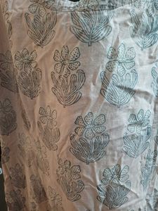 Light Brown Printed Kurta