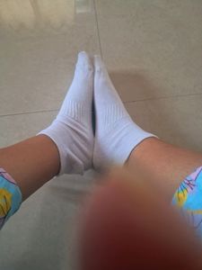 White Colour Socks