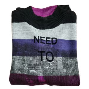 Black n Grey Pullover Sweater
