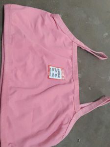 Pink Sports Bra