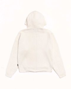 Cozy Waffle Knit Zip-Up Hoodie