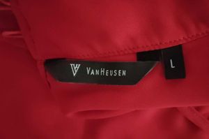 Elegant Red Long Sleeve Top