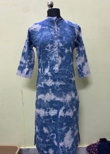 stretchable Tie-Dye Kurta