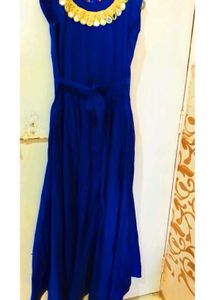 👗nevy  Blue Embellished gown dress🫶🏻