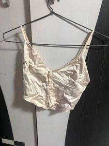 Cream Corset Style Top