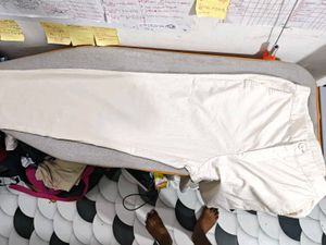 SPAO Premium Cream Casual Trousers