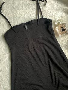 H&amp;M Chic Black Mini Dress