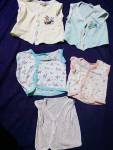 Baby Girl Sleeveless Tops Bundle