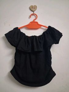 Off Shoulder Black top
