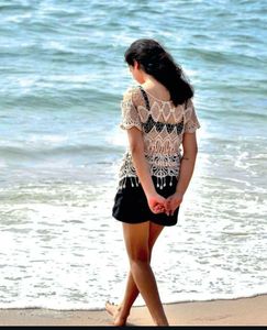 Beach Cover-Up Crochet Top