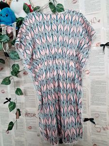 Patterned Kaftan Dress