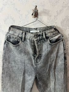 Acid Wash Mom Jeans