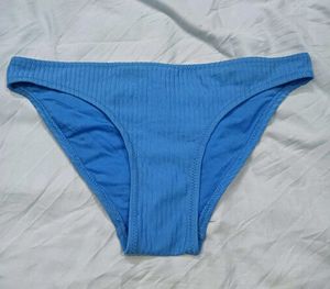 🤎 Blue Ribbed Bikini Bottoms