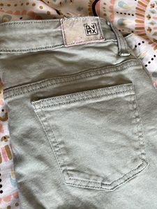 Lime Green Jeans Size 28