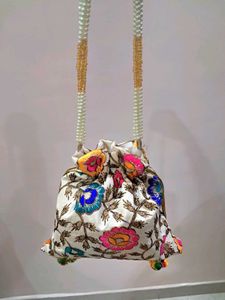 Embroidered Potli Bag