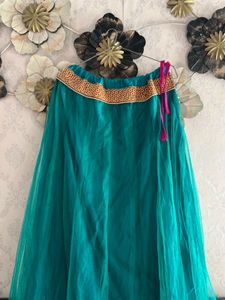 Beautiful Teal Ethnic Skirt
