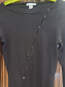 Chic Black Long Sleeve Top