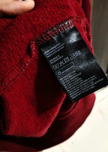 Maroon Hoodie with "NEW ANGELS" Graphic