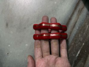 Red &amp; Gold Bangle Set