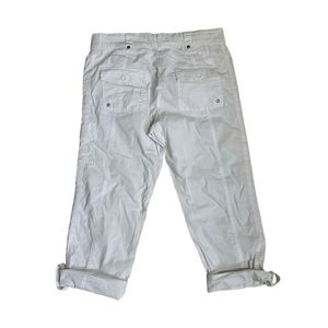 Y2K White Cargo Pants