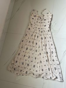 Boho Print Button-Down Strappy Sundress