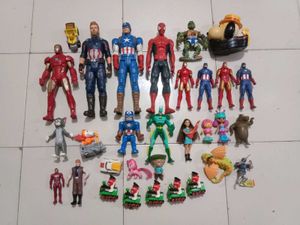 Assorted Action Figures & Toys