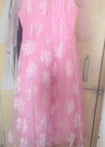 Pink Sequined Lehenga Choli Set