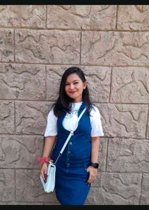 Cute Denim Pinafore Dress