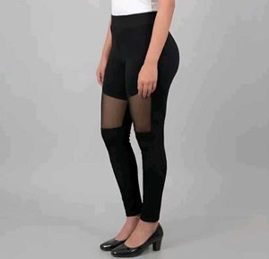 Black Mesh Tights Gym Yoga Running legging Pants