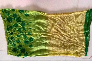 Green Floral Saree