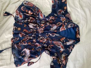 Stylish Printed Peplum Jacket
