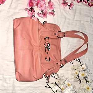 Imported Suede Leather Peachy Tote Bag 🔥