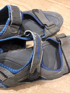 Men's Grey &amp; Blue Sport Sandals