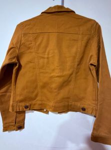 Stylish Brown Distressed Denim Jacket