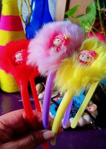 Fluffy hairband for girls