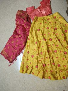 Yellow Lehenga Choli Set