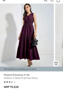Chic Plum Tiered Midi Dress