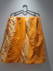 Yellow Printed Kurta Set