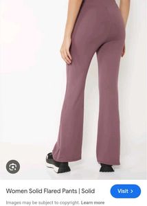 Stylish Flared Pants with Belt Detail