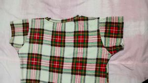 Tartan Print Mini Dress