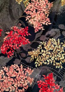#राजस्थानीे लहंगा# red and ब्लैक Floral प्रिंट