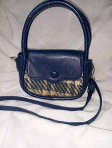 Chic Navy Blue Mini Handbag